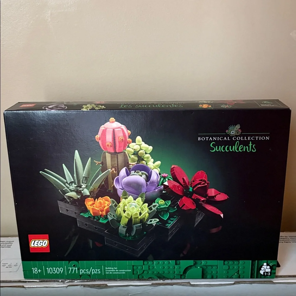 LEGO Succulents 10309 Icons Botanical Collection Complete Set 771 Pieces Box